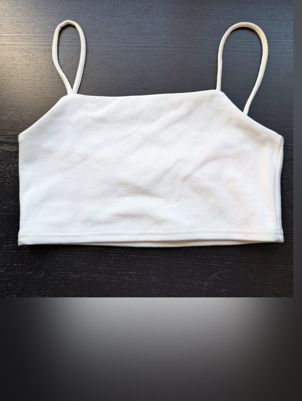 Oak + Fort White Cropped Cami